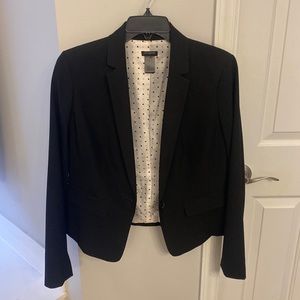 Ann Taylor Black Fitted Blazer - Size 6